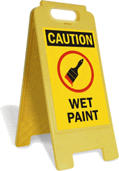 Wet Paint. Because this website is still under development